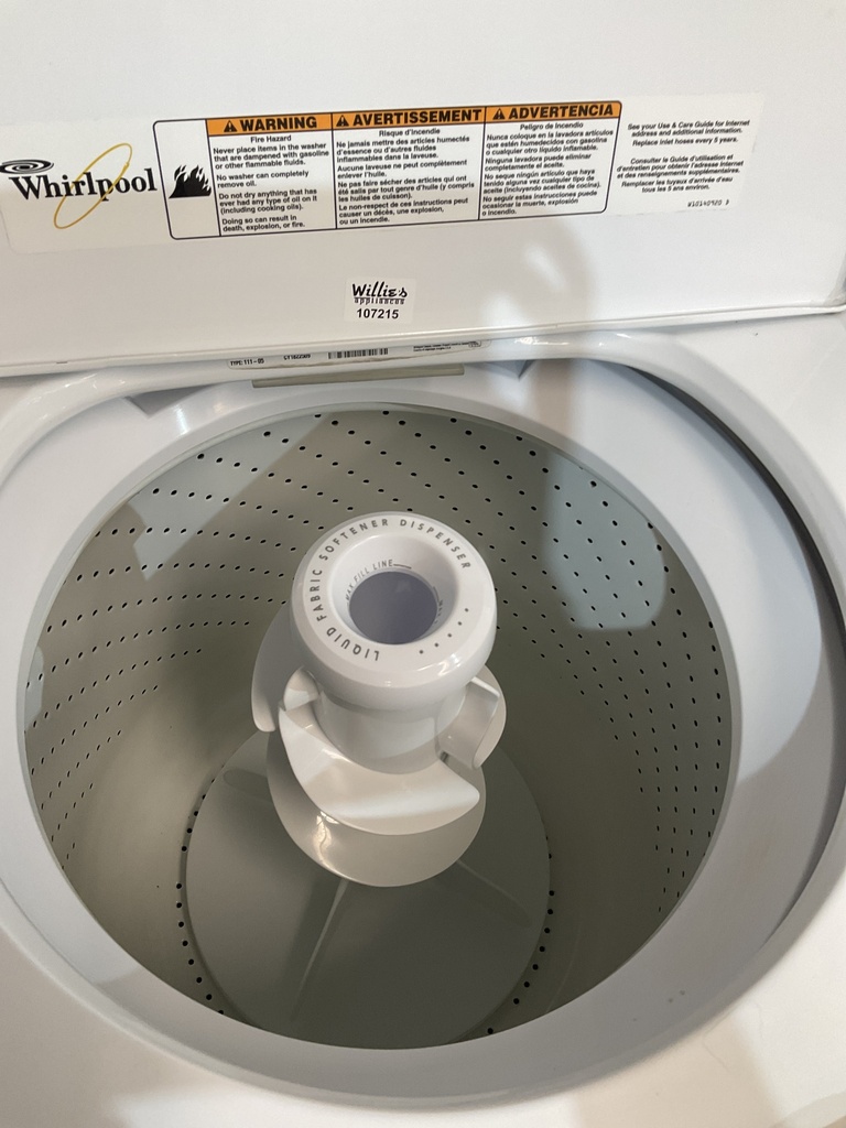 Whirlpool Used Washer Top-load 27inches (white) 
