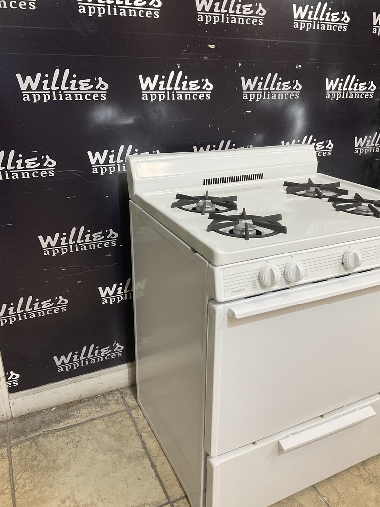 Premier Used Natural Gas Stove 30inches (White)