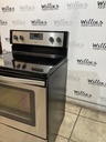 Whirlpool Used Electric Stove 220volts (40/50 AMP) 30inches {3 prong} (Stainless steel) 