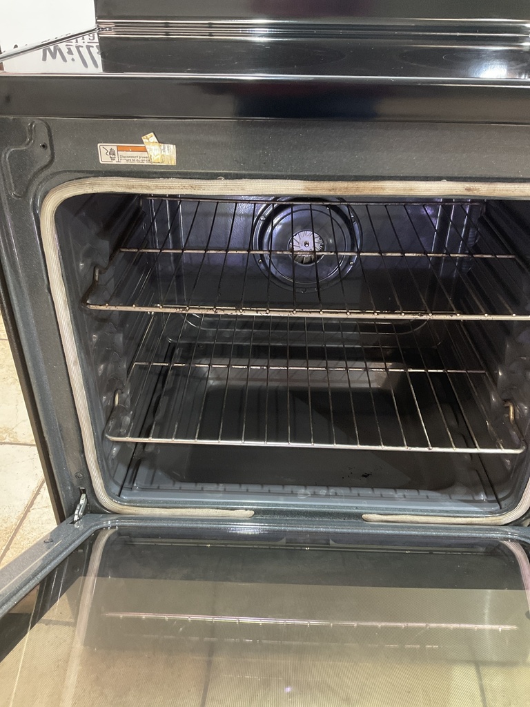 Whirlpool Used Electric Stove 220volts (40/50 AMP) 30inches {no cord} (Stainless Steel) 