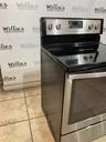 Whirlpool Used Electric Stove 220volts (40/50 AMP) 30inches {no cord} (Stainless Steel) 