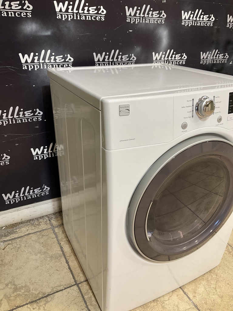 Kenmore Used Electric Dryer 220volts (30 AMP) 27inches {no cord} (White)