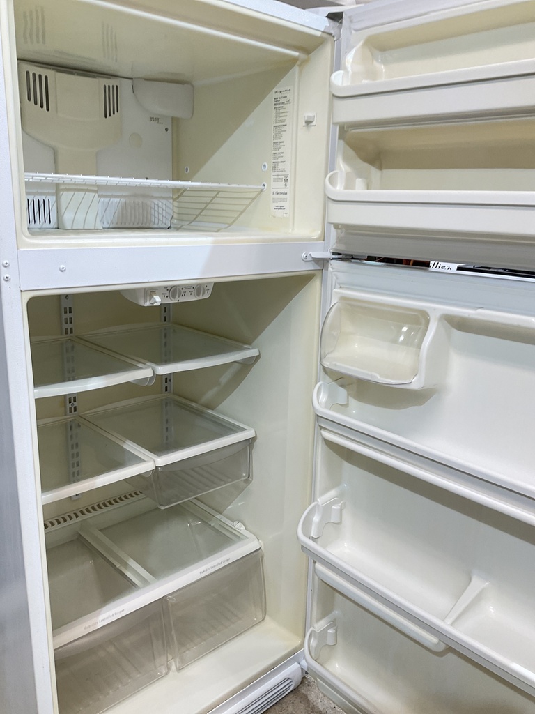 Frigidaire Used Refrigerator Top and Bottom 30x66 1/2” (White) 