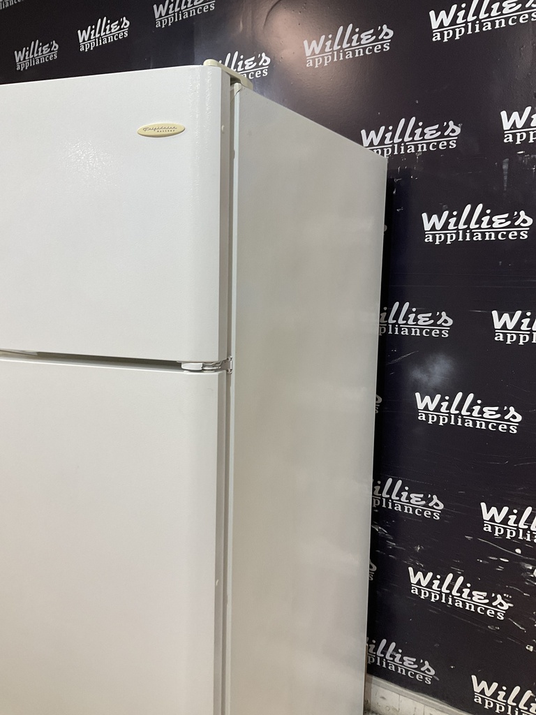 Frigidaire Used Refrigerator Top and Bottom 30x66 1/2” (White) 
