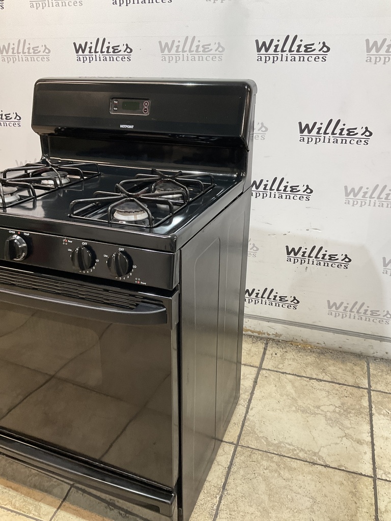 Hotpoint Used Natural Gas Stove 30inches (black) 