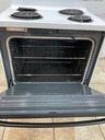 Whirlpool Used Electric Stove 220volts (40/50 AMP) 30inches {3 prong} (White/Black)