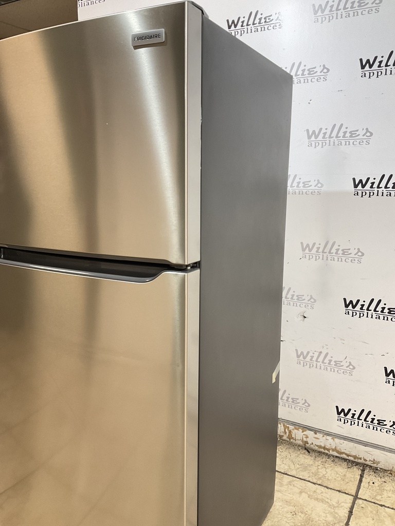 Frigidaire Used Refrigerator Top and Bottom 30x66 (Stainless Steel)