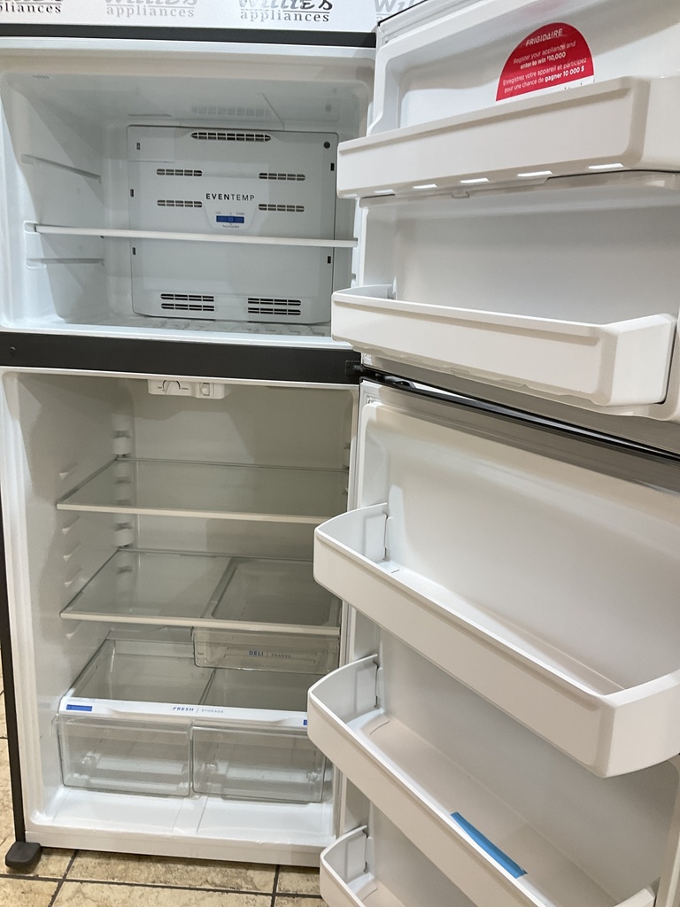 Frigidaire Used Refrigerator Top and Bottom 30x66 (Stainless Steel)