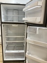 Ge Used Refrigerator Top and Bottom 28x67 (Stainless Steel) 