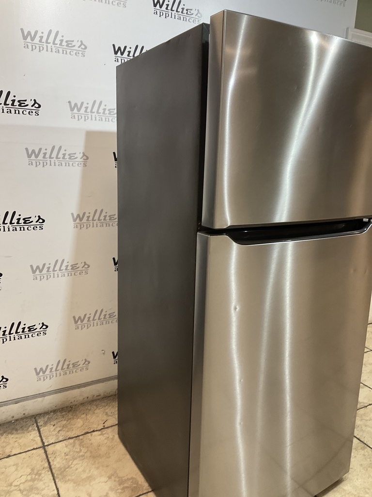 Frigidaire Used Refrigerator Top and Bottom 30x66 (Stainless Steel) 