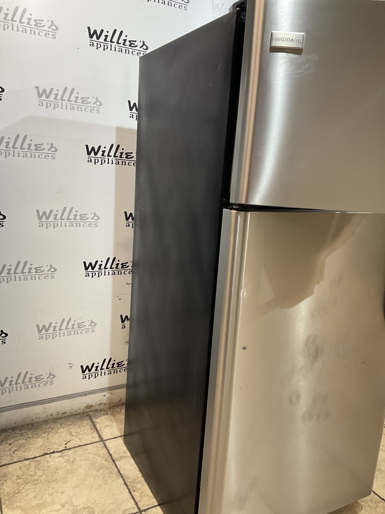 Frigidaire Used Refrigerator Top and Bottom 30x66 (stainless steel) 