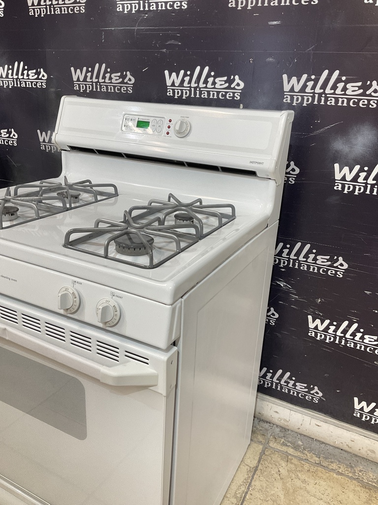Hotpoint Used Natural Gas Stove 30inches (white) 