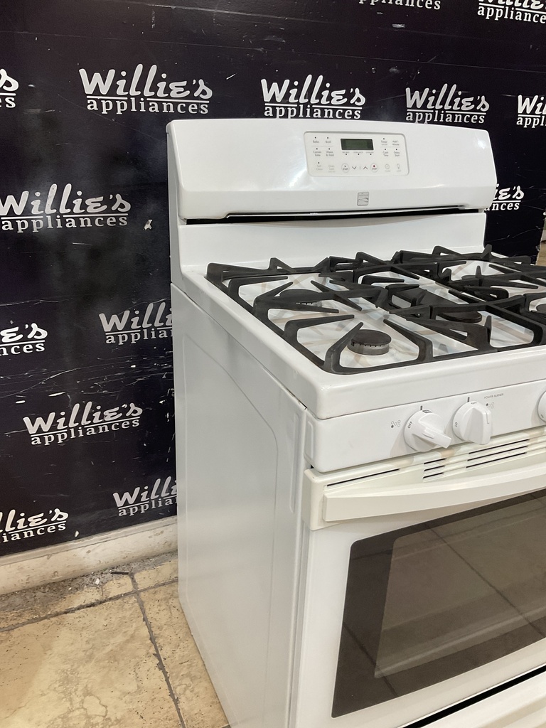 Kenmore Used Natural Gas Stove 30inches (white) 