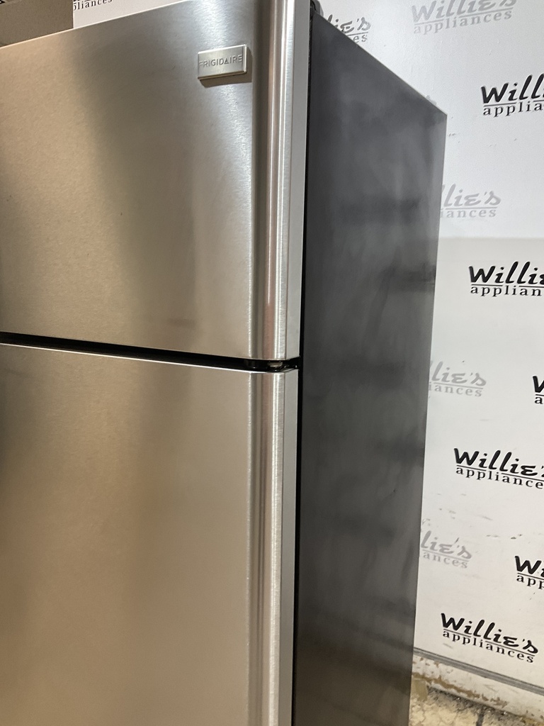 Frigidaire Used Refrigerator Top and Bottom 30x66 (Stainless Steel) 
