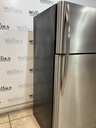 Frigidaire Used Refrigerator Top and Bottom 30x66 (Stainless Steel) 