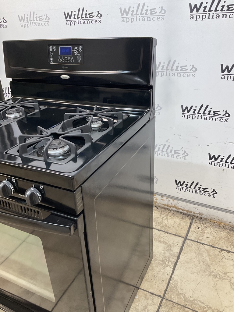 Whirlpool Used Natural Gas Stove 30inches (Black) 
