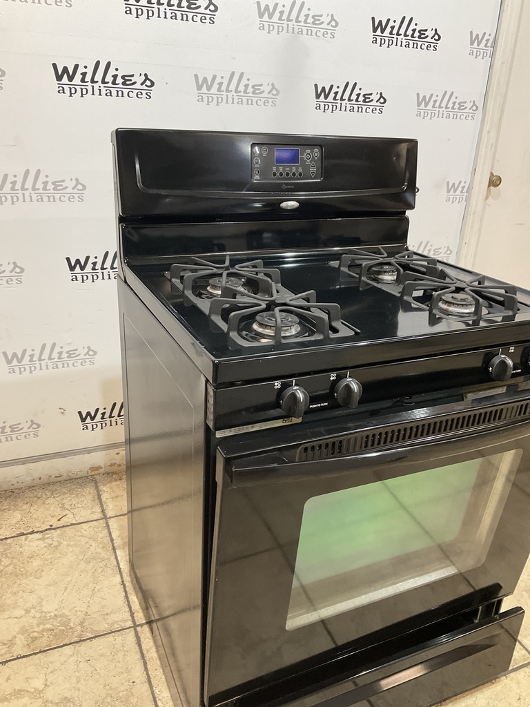 Whirlpool Used Natural Gas Stove 30inches (Black) 