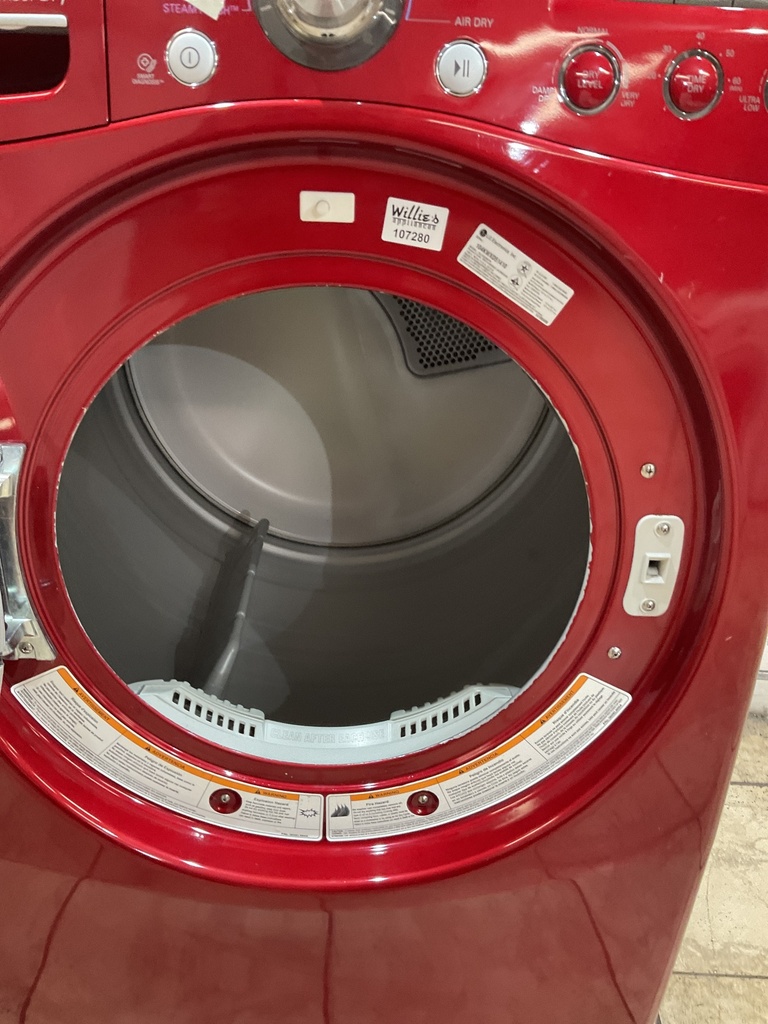 Lg Used Natural Gas Dryer 27inches (Red) 