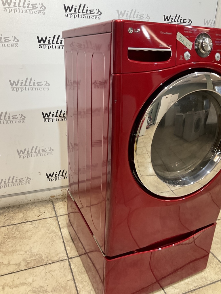 Lg Used Natural Gas Dryer 27inches (Red) 
