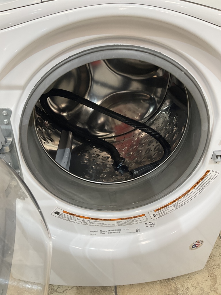 Whirlpool Used Washer Front-load 27inches (white) 