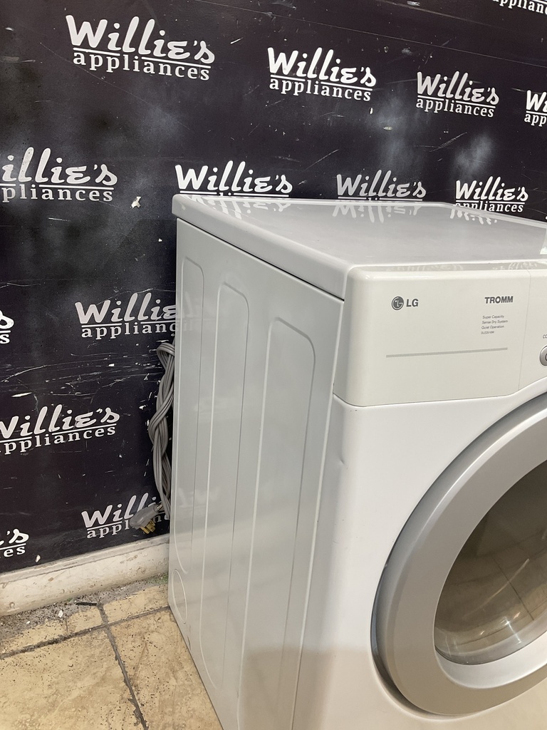 Lg Used Electric Dryer 220volts (30 AMP) 29inches {3 prong} (White) 