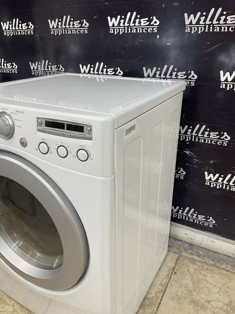 Lg Used Electric Dryer 220volts (30 AMP) 27inches {3 prong} (White) 