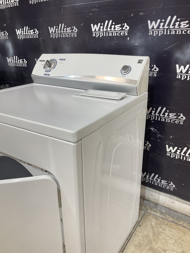 Kenmore Used Electric Dryer 220volts (30 AMP) 27inches {3 prong} (White) 