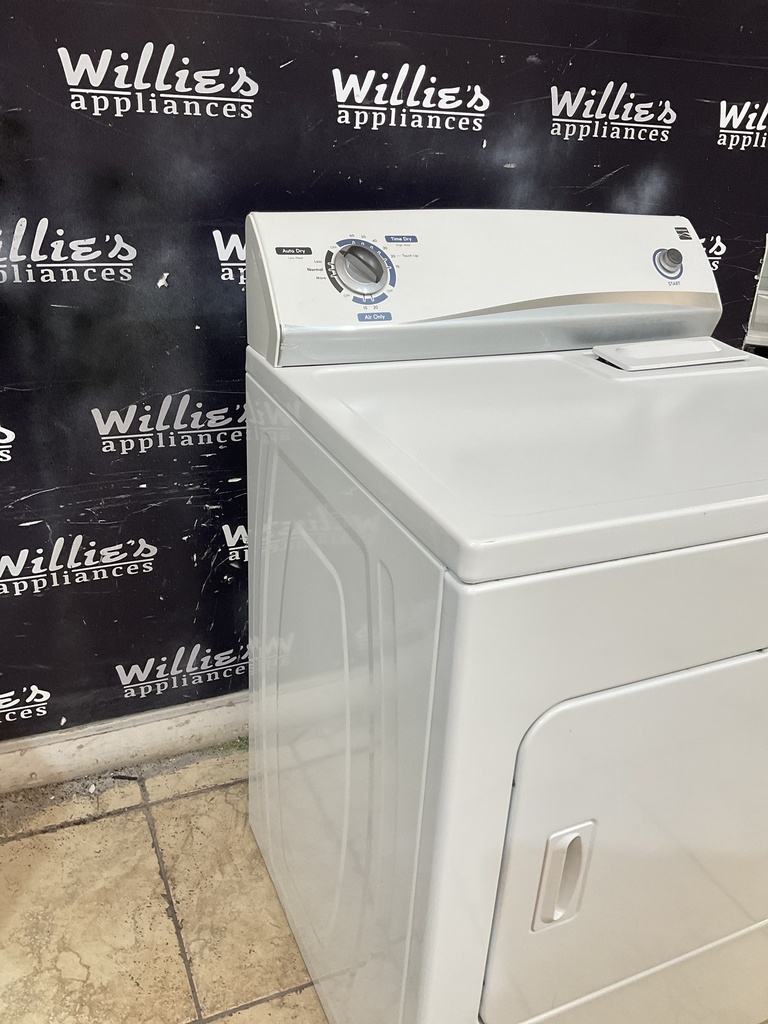 Kenmore Used Electric Dryer 220volts (30 AMP) 27inches {3 prong} (White) 