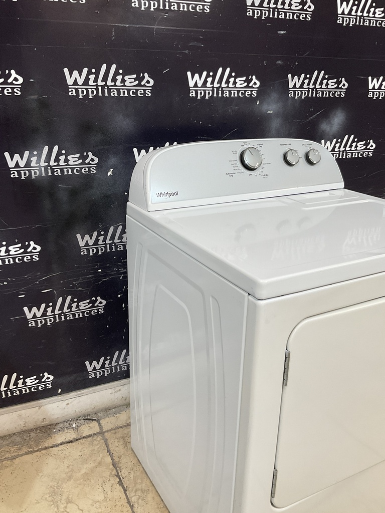 Whirlpool Used Electric Dryer 220volts (30 AMP) 29inches {3 prong} (White) 