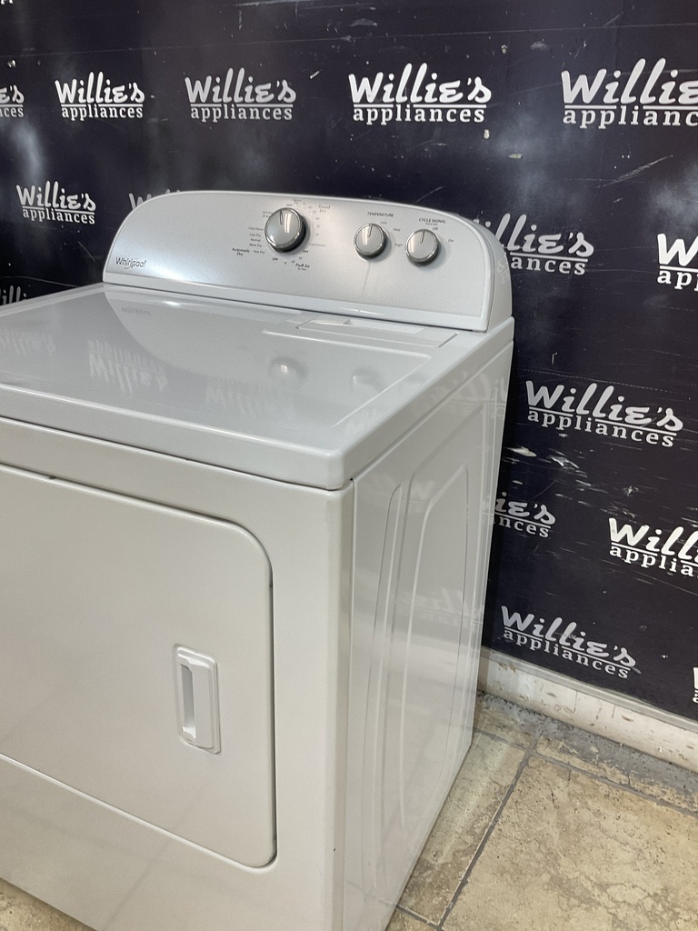 Whirlpool Used Electric Dryer 220volts (30 AMP) 29inches {3 prong} (White) 