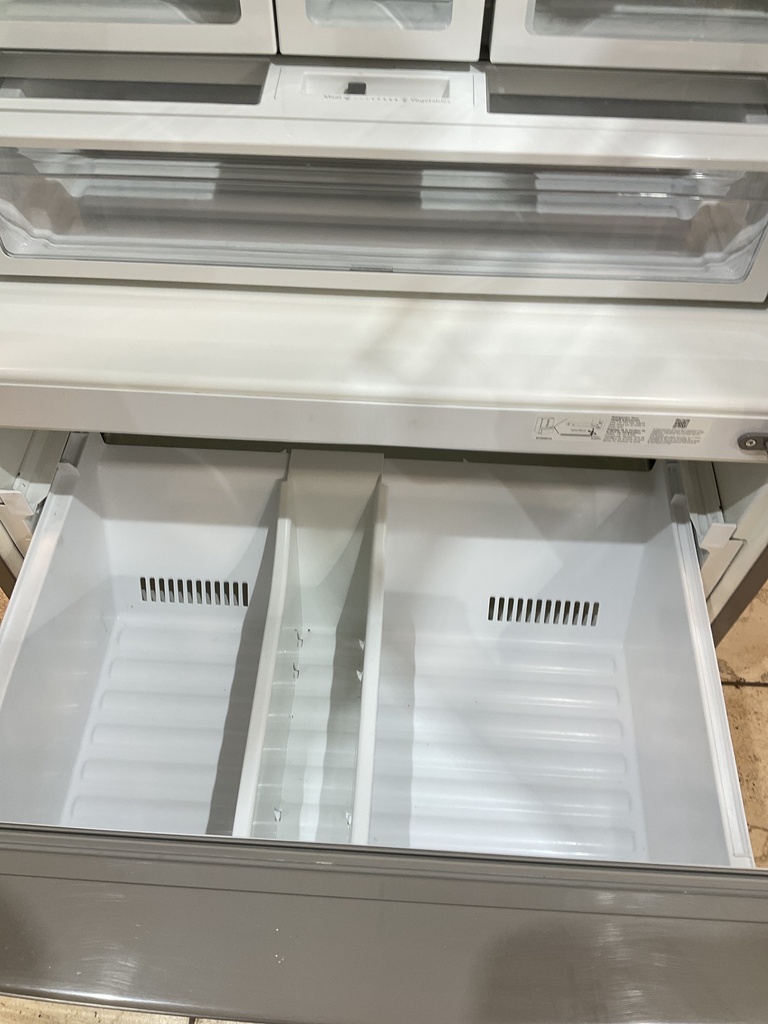 Whirlpool Used Refrigerator Side by Side 36x69 1/2” (Stainless Steel) 