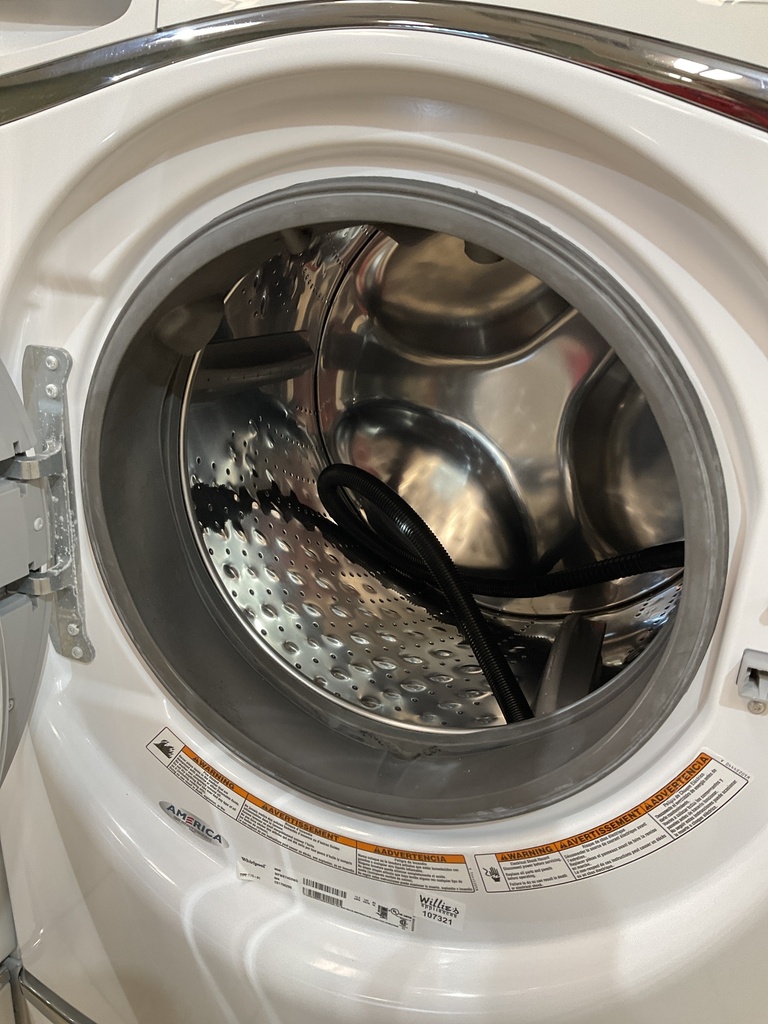 Whirlpool Used Set Natural Gas Set Washer/Dryer Front-load 27inches (White) 