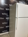 Ge Used Refrigerator Top and Bottom 28x64 1/2” (White) 