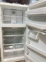 Ge Used Refrigerator Top and Bottom 28x61 1/2” (White) 