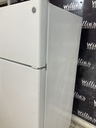 Ge Used Refrigerator Top and Bottom 28x61 1/2” (White) 