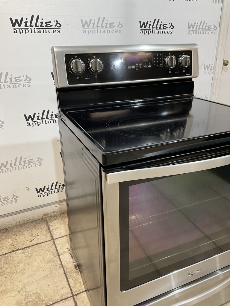 Whirlpool Electric Stove 220volts (40/50 AMP) 30inches {no cord} (Stainless Steel) 