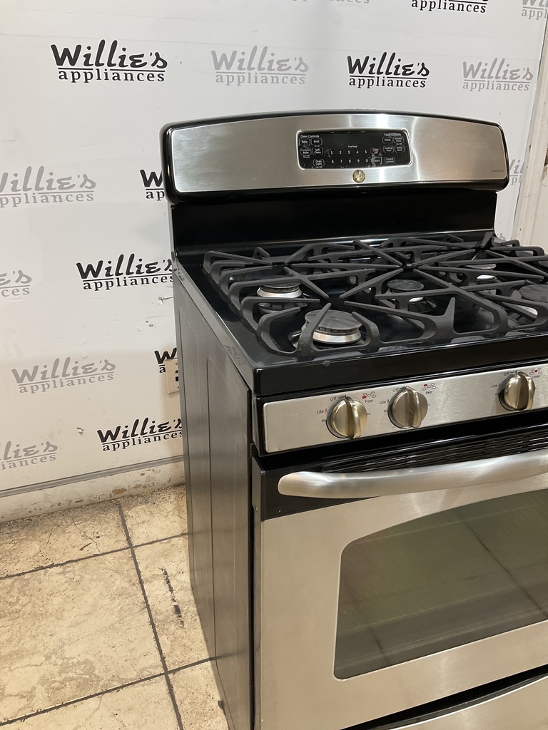 Ge Natural Gas Stove 30inches (Stainless Steel) 