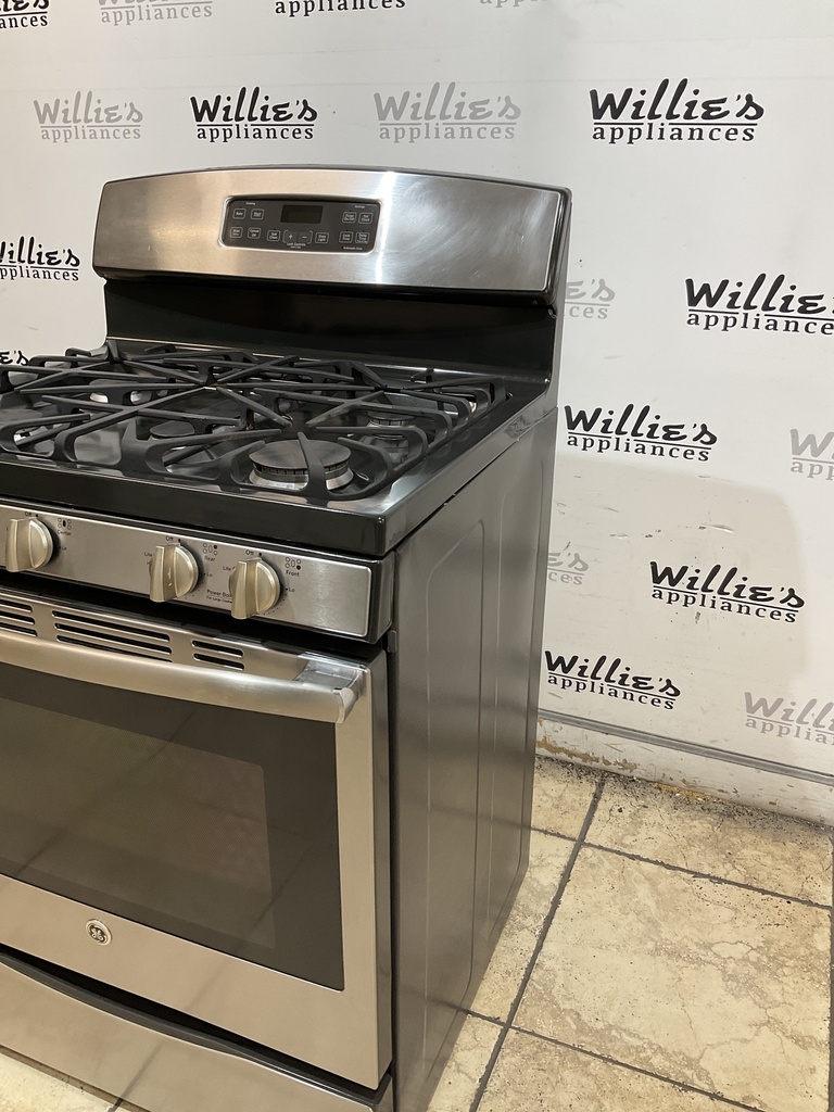 Ge Natural Gas Stove 30inches (Stainless Steel) 