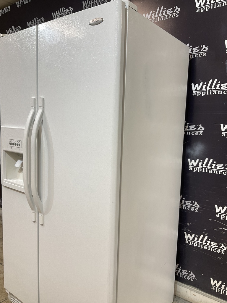 Whirlpool Refrigerator Side by side 36x69 1/2” (White)