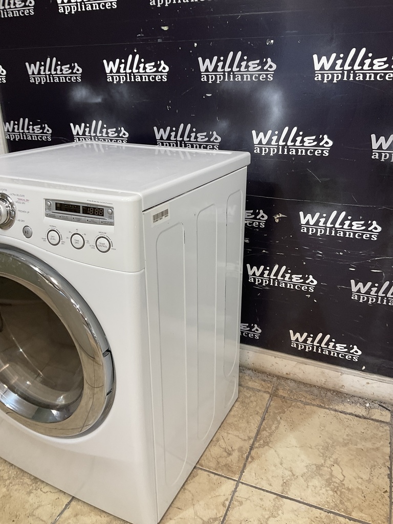 Lg Electric Dryer 220volts (30 AMP) 27inches {no cord} (White) 