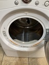 Lg Electric Dryer 220volts (30 AMP) 27inches {no cord} (White) 