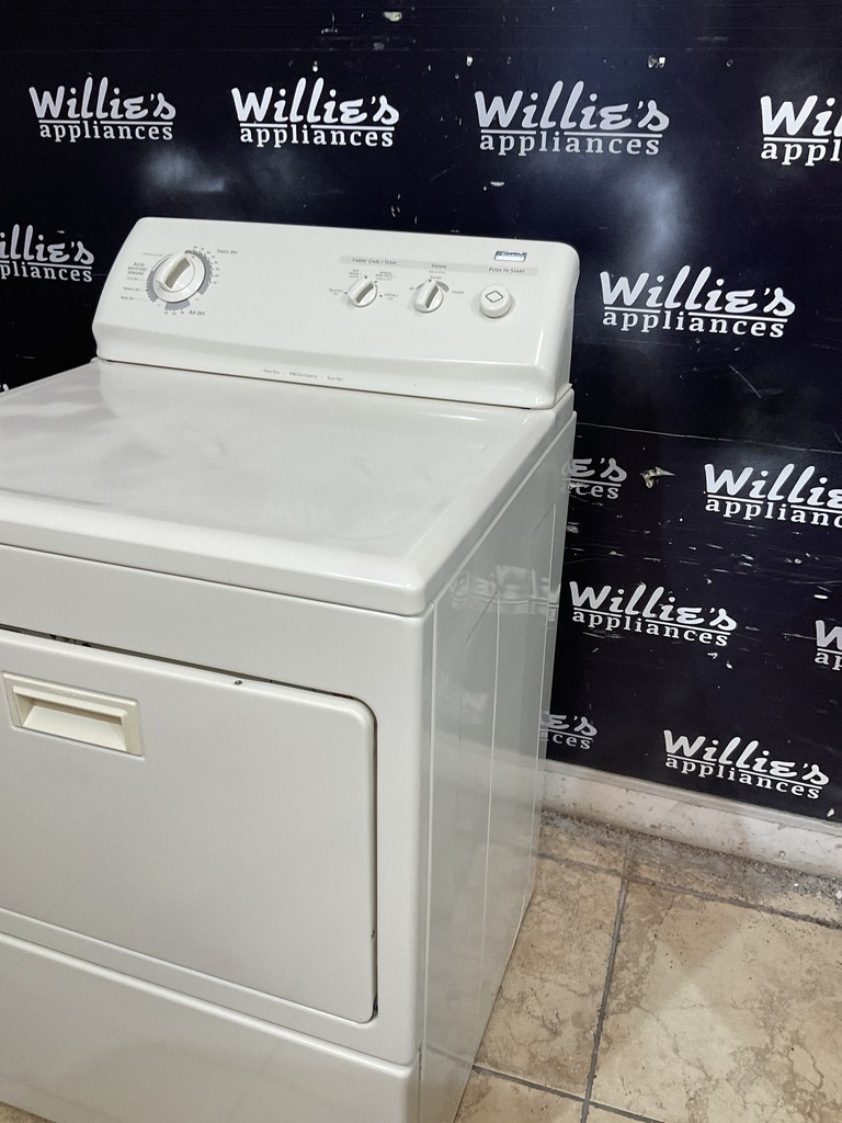 Kenmore Electric Dryer 220volts (30 AMP) 27inches {no cord} (White) 