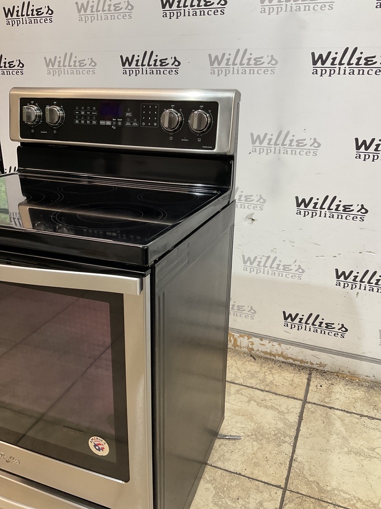 Whirlpool Electric Stove 220volts (40/50 AMP) 30inches {4 prong} (Stainless Steel) 