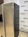 Ge Used Refrigerator Side by Side 36 1/2” x 69 1/2” (stainless steel) 