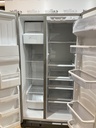Whirlpool Used Refrigerator Side by Side 36x68 1/2” (Stainless Steel)