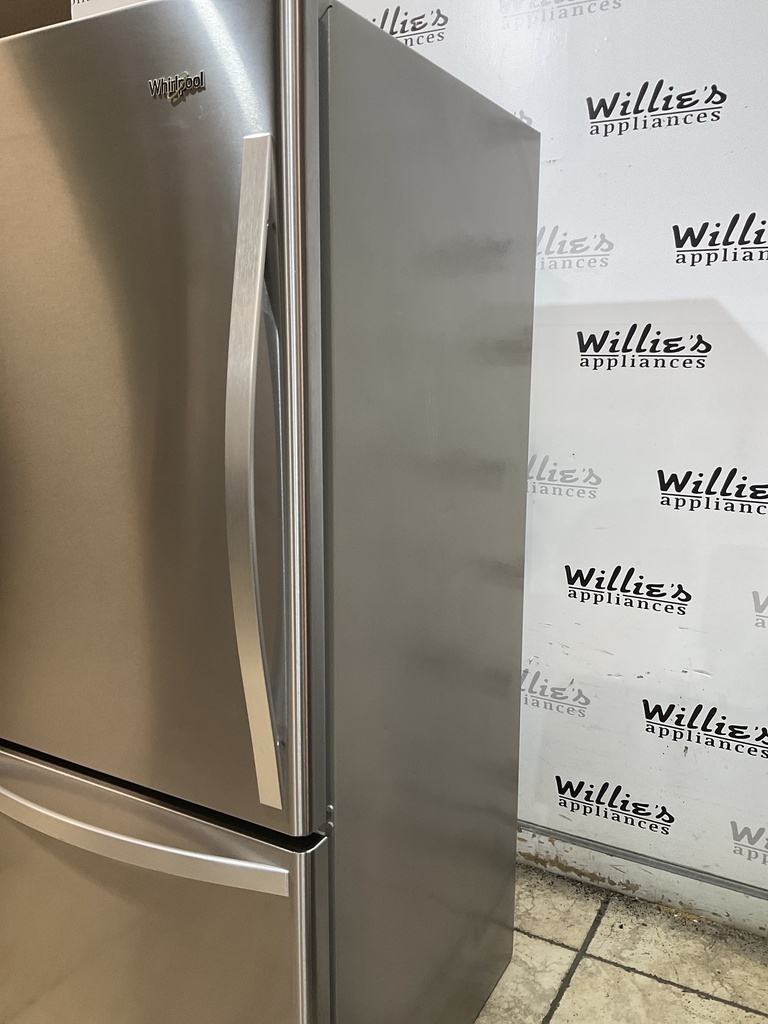 Whirlpool Refrigerator Top and Bottom Mount 30x66 1/2” (Stainless steel) 