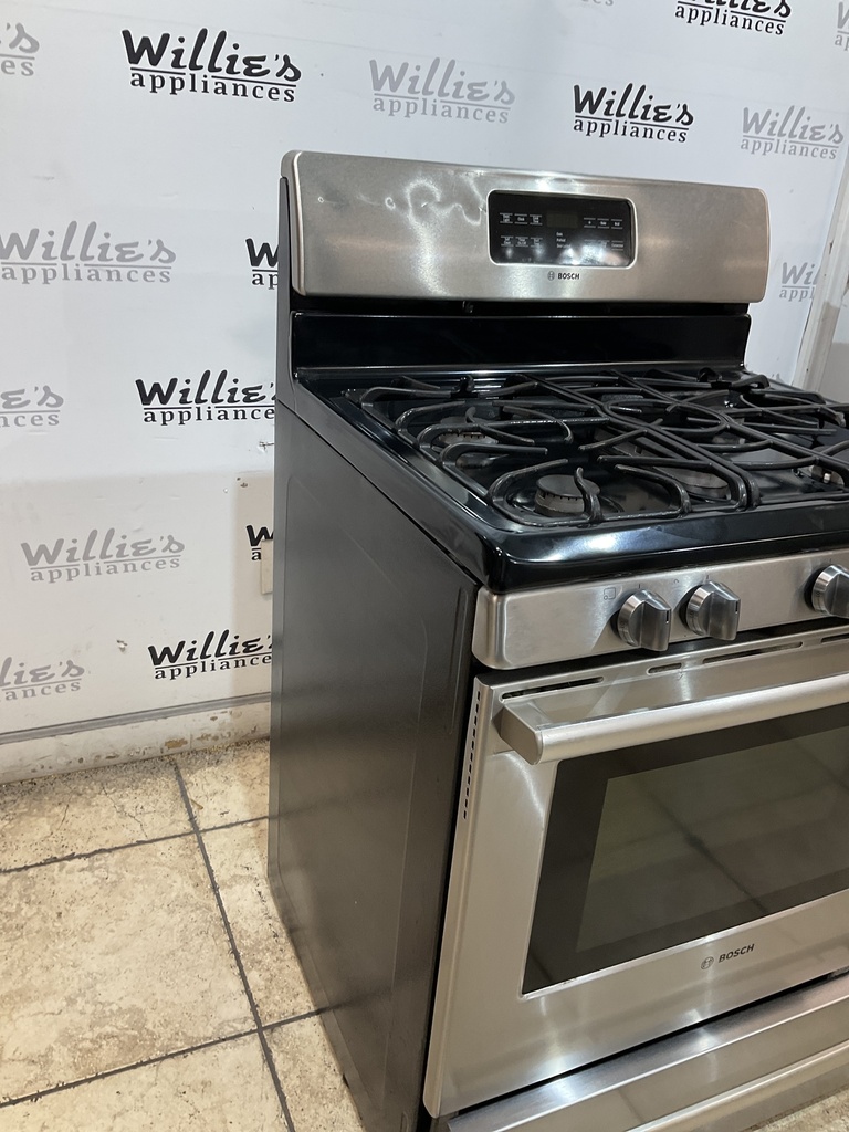 Bosch Used Natural Gas Stove 30inches (Stainless Steel) 