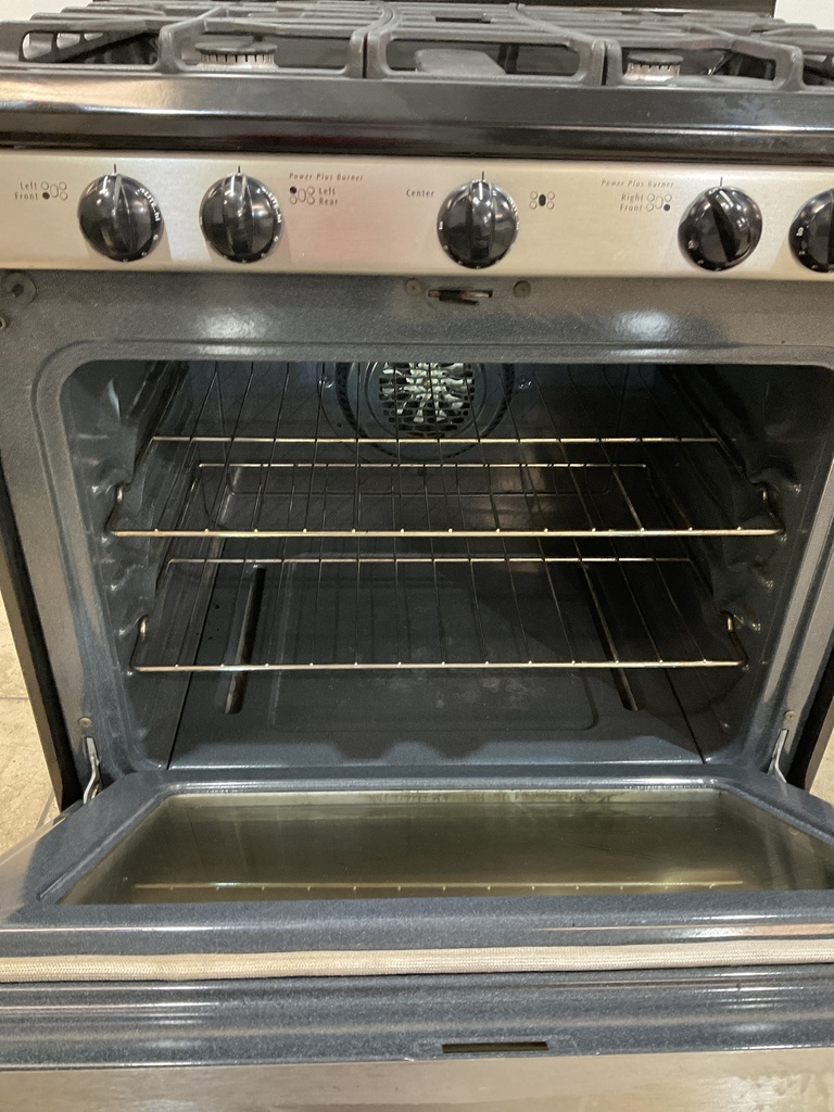 Frigidaire Used Natural Gas Stove Double Oven 30inches (Stainless Steel) 