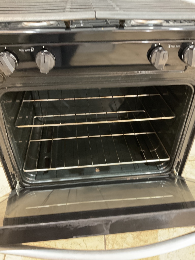 Whirlpool Natural Gas Stove 30inches (Stainless Steel) 