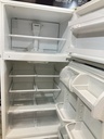 Whirlpool Used Refrigerator Top and Bottom 33x66 (White)